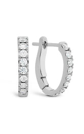 Hearts On Fire Mini Graduated Hoop Earrings - Dracakis Jewellers